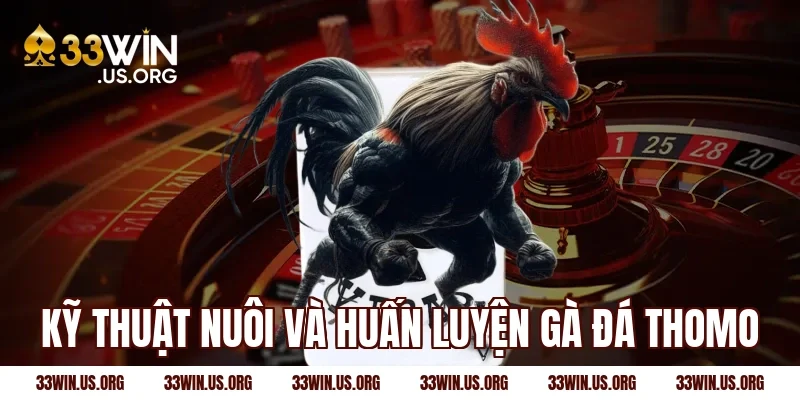 Kỹ thuật nuôi và huấn luyện gà đá Thomo