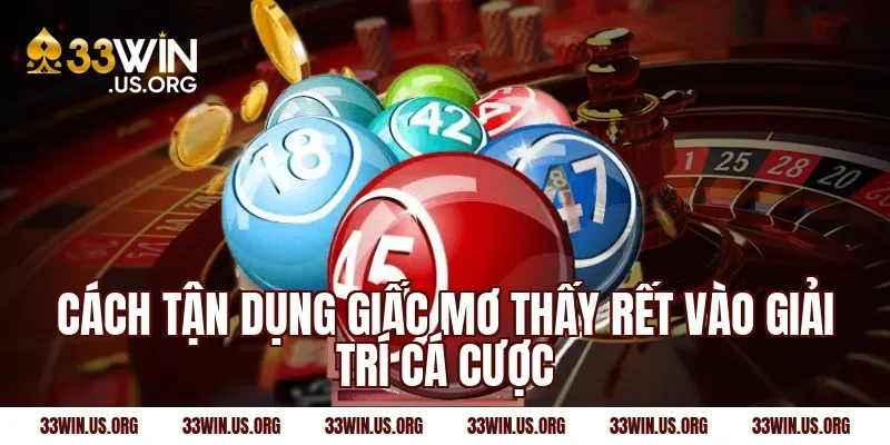 Cách tận dụng giấc mơ thấy rết vào giải trí cá cược